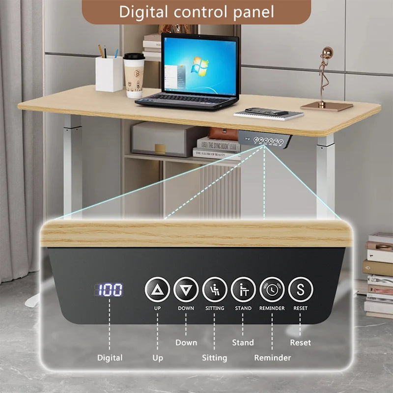 Height Adjustable Modern Office Desk - WinSupport Tech