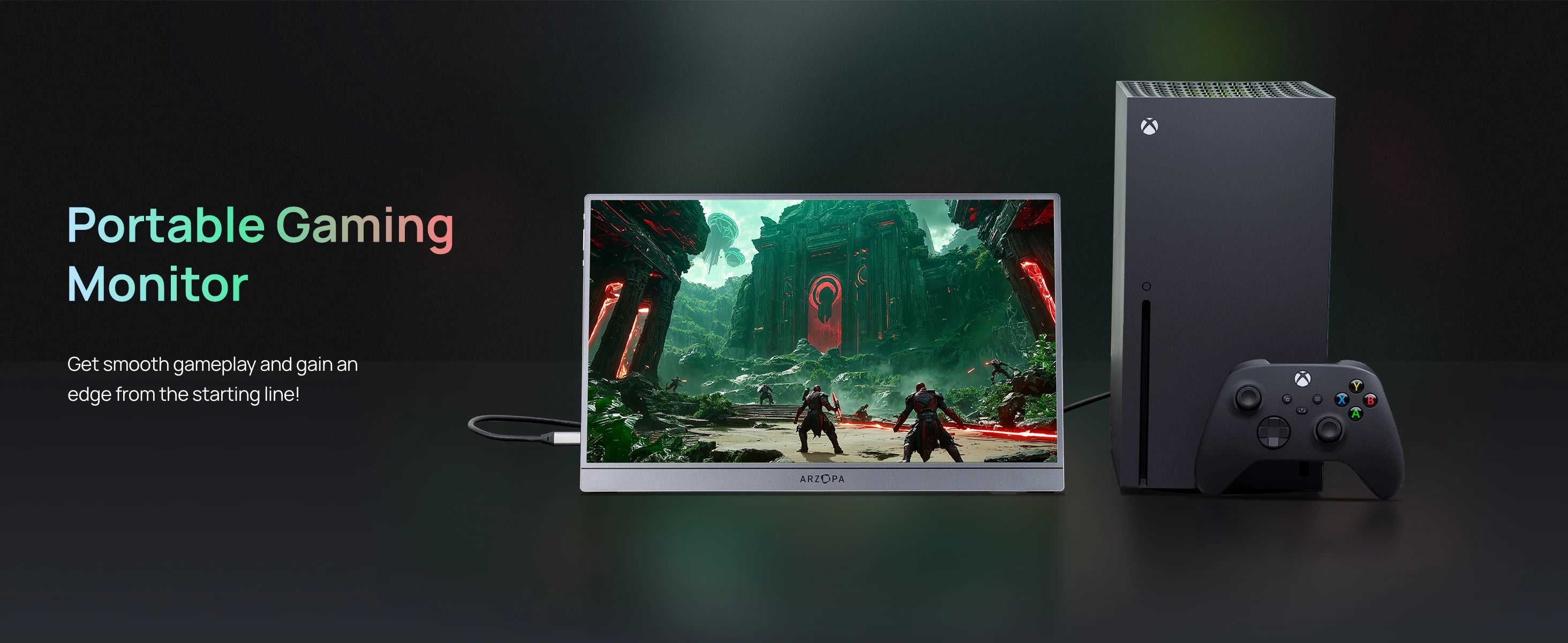 【Monitor+Bag】ARZOPA 16.1 inches Grey Portable Monitor,144 hz,100%s RGB,1080P FHD External Second Screen IPS Screen,Z1FC Grey