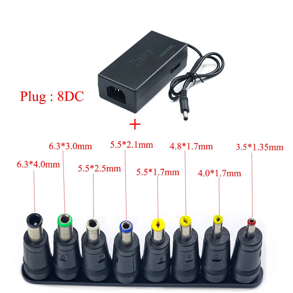 96W Universal AC Laptop Power Adapter 12V 15V 16V 18V 19V 4.5A 20V 24V Charger For Dell For Toshiba  ForAsus For Acer For Lenovo