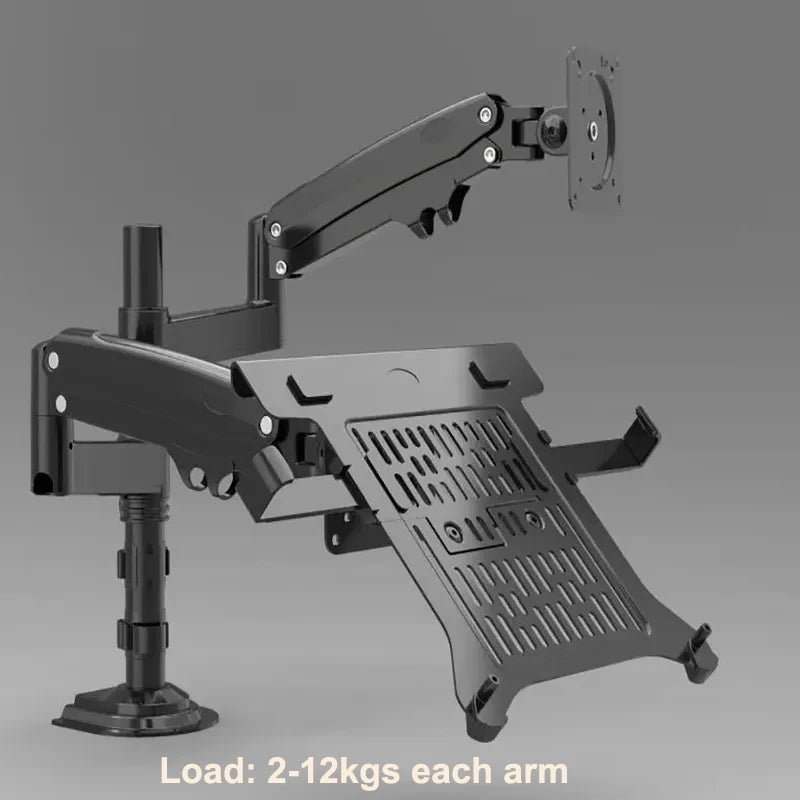 Desktop NB H180-FP Gas Spring Dual Arm for 17