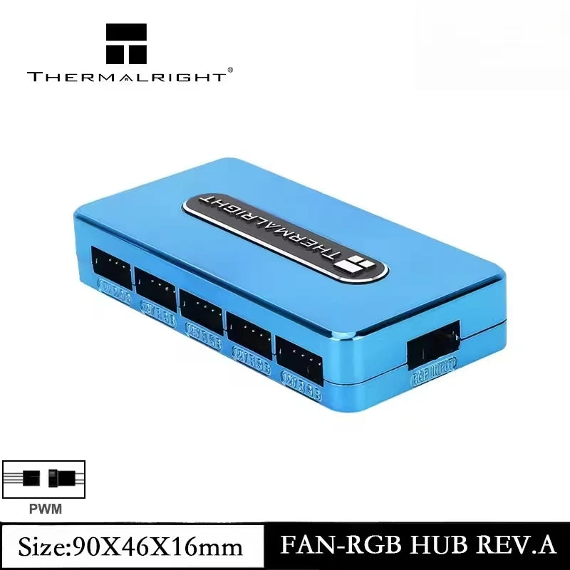 Thermalright TL-ARGB HUB Controller REV.A 10 port ARGB Lighting Hub SATA powered ARGB signal sync