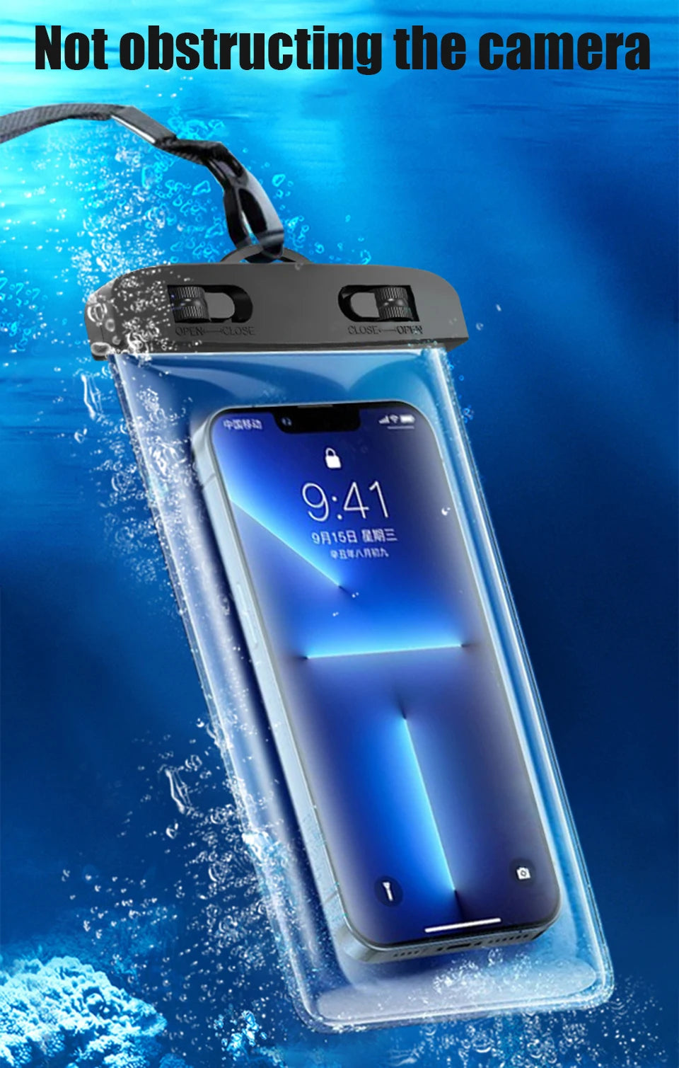 Waterproof Phone Case Swimming Bag Universal Underwater Protect Pouch Cover For iPhone 11 12 13 14 15 16 17 Pro Max Air