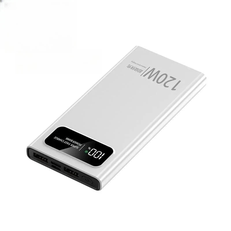 2026 CCC Certified 200000mAh 740Wh 120W Super Fast Charging Power Bank LED Digital Display Long Lasting for iOS Android Laptops