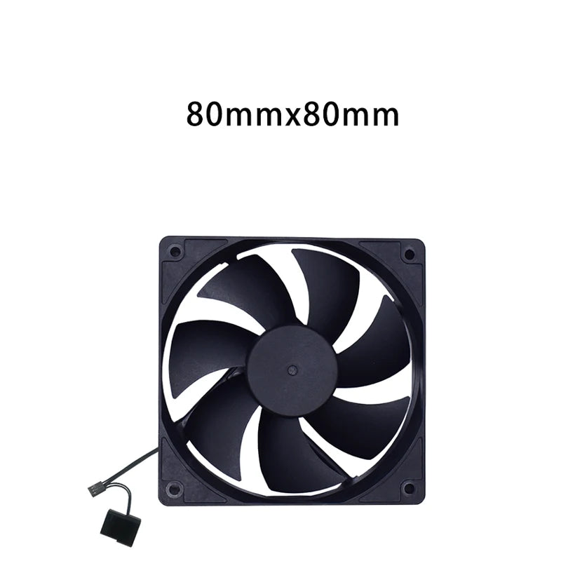 8cm 9cm 12cm Quiet Computer Fan Silent PC Fans For Computer PC Case GPU CPU Cooler Radiator Cooling