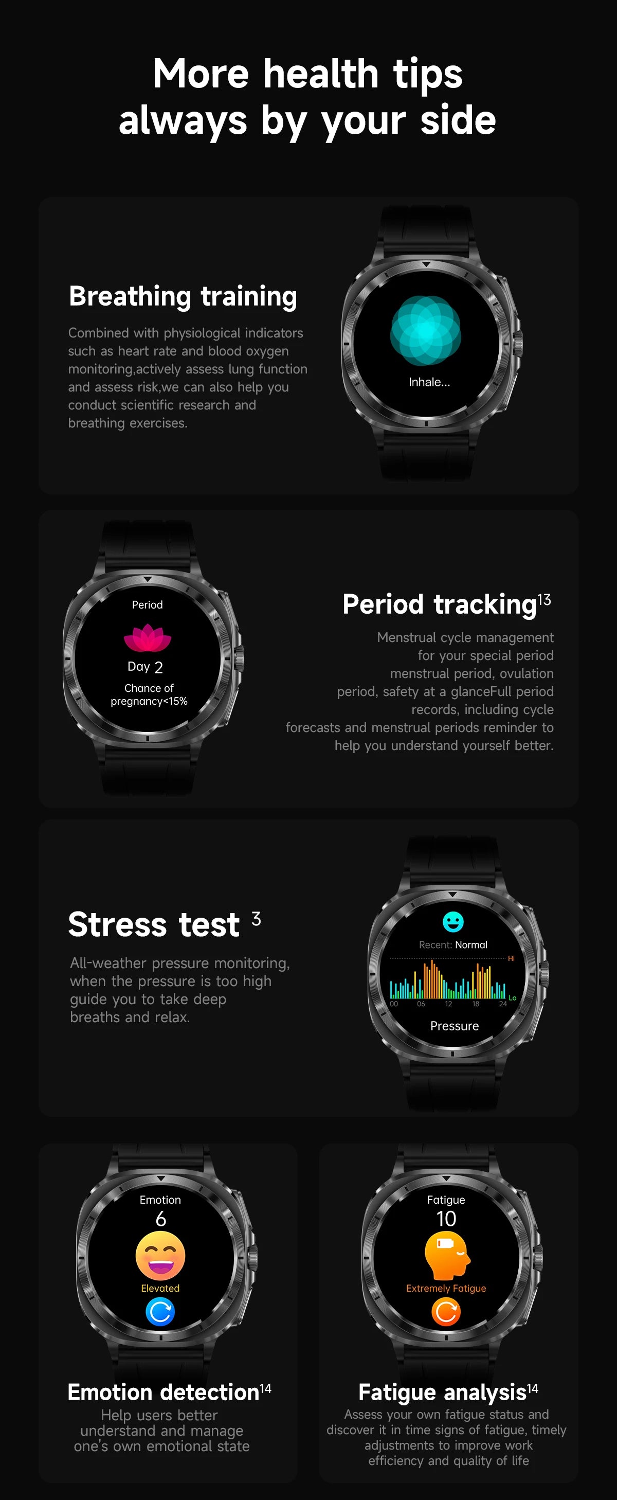 New Health Watch Uric Acid Blood Pressure Blood oxygen Body Analysis Body Fat SmartWatch ECG+PPG Bluetooth call Clock Women Men