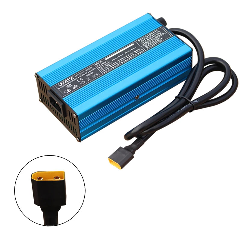 29.2V 20A LifePO4 Battery Charger Aluminum Case 24V for with Anderson XT60 8S Battery Fast Charger