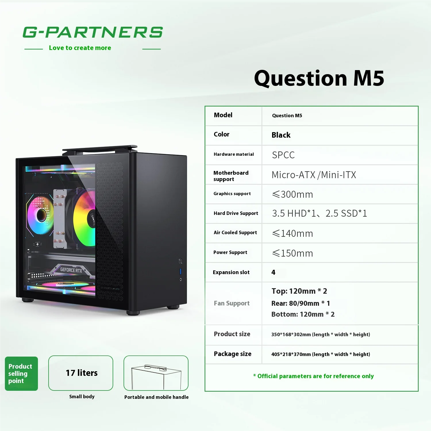 Question M5 PC case M-ATX Portable Computer Case ITX Motherboard ATX/SFX Power Supply Support U3 Desktop MINI Small Chassis - WinSupport Tech