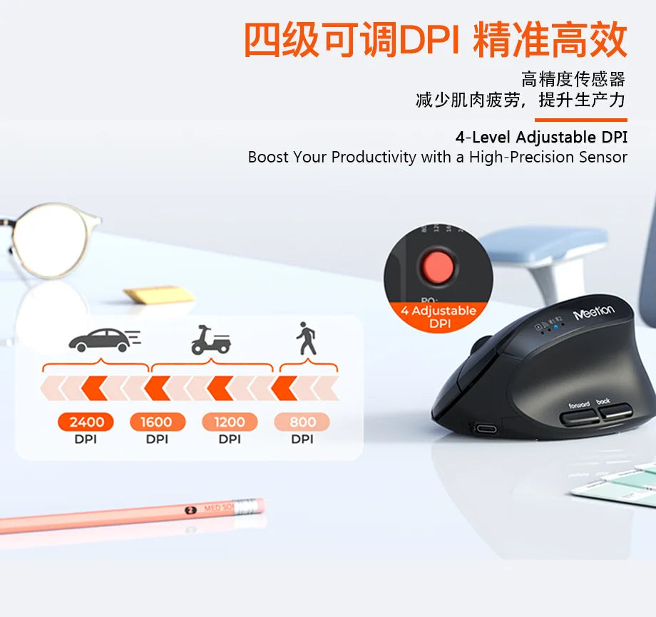 Premium Ergonomic Dual Mode Keyboard Mouse Combo | 2.4G+Bluetooth Rechargeable | Wrist Rest & Multimedia Keys | 3 Colors