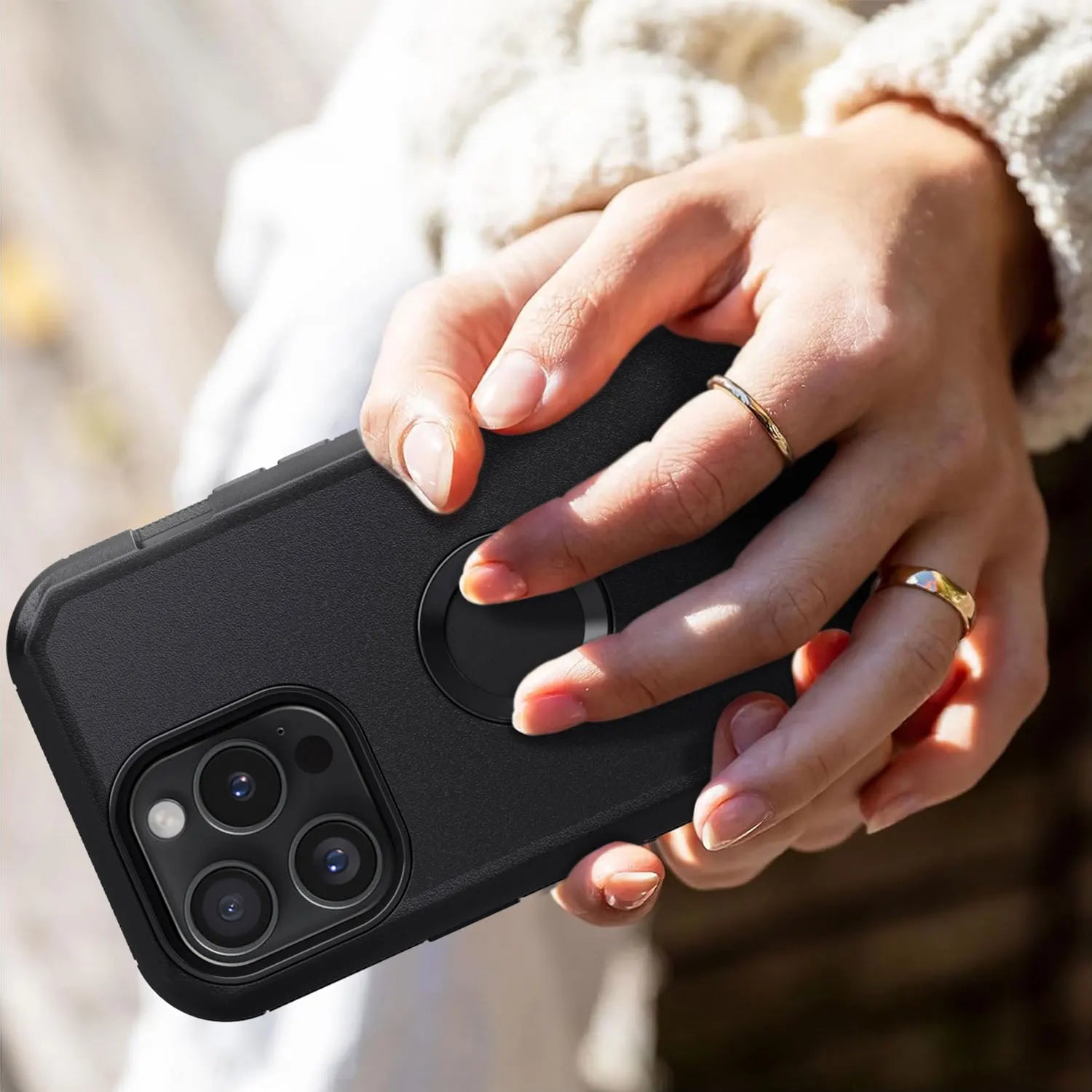 For iPhone 14/14 Plus/14 Pro Shockproof Phone Case Rugged Hybrid Heavy Duty Soft Protective Cover With Belt Clip
