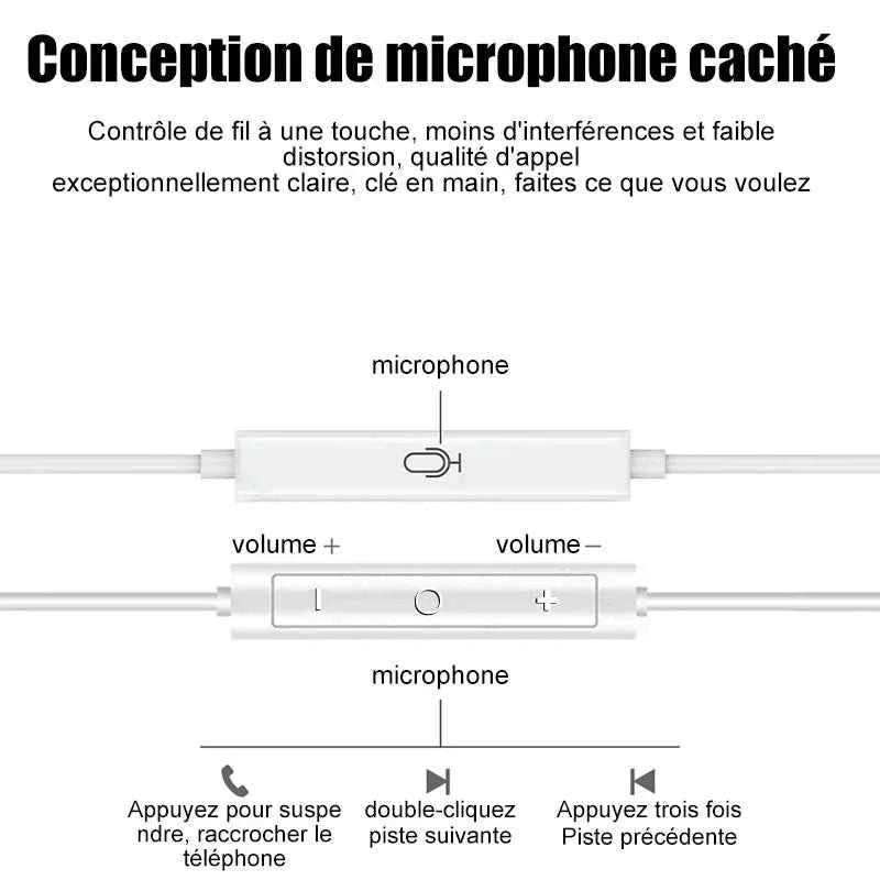 Original Headphones For Apple iPhone 14 11 12 13 Pro Max Earphones XR X XS SE 6 6S 7 8 Plus Bluetooth Wired Earbuds Accessories