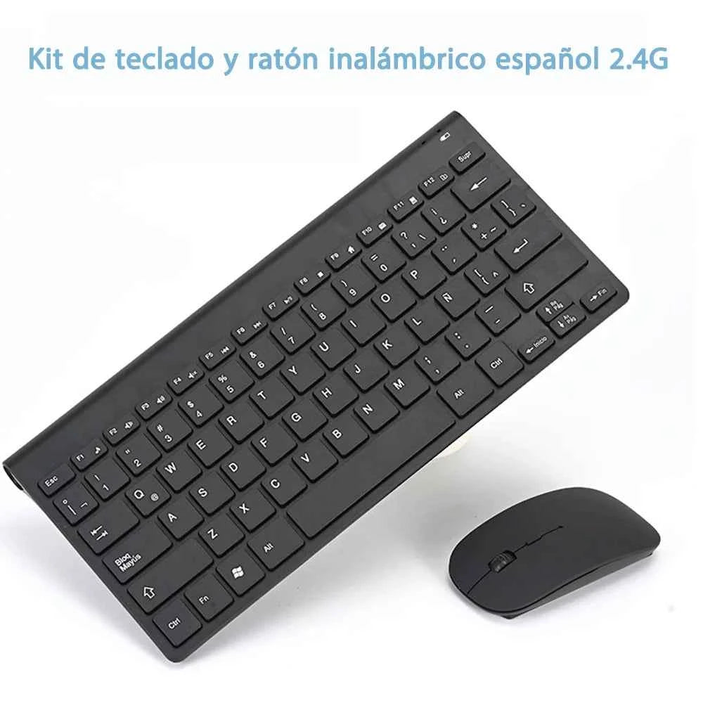 Hot Spanish Keyboard Wireless Mouse For Game PC Player TV Spanish Keyboard and Mouse Set 78Keys Gaming Keyboard Dropshipping