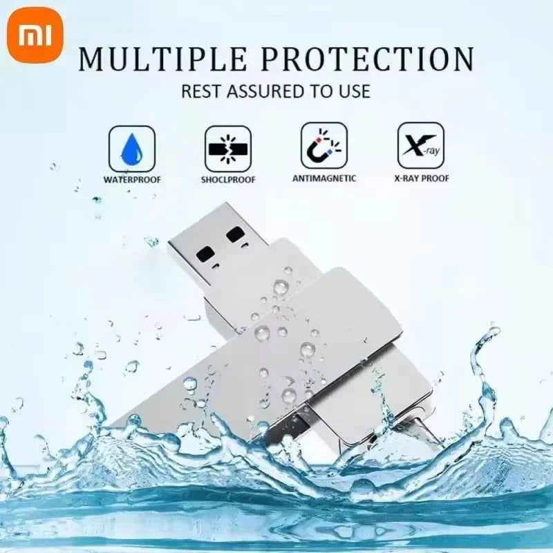 Xiaomi USB 3.2 16TB USB Flash Drive Memory Type-C 2-In-1 8TB 4TB OTG Pendrive 2TB High Speed Flash Disk 1TB For PC Laptop