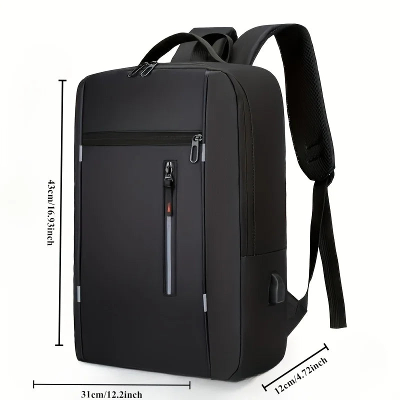 Man Travel Backpack Laptop Backpack with Charging Port Oxford Cloth Backpack Casual Daypacks Large Capacity Backpack