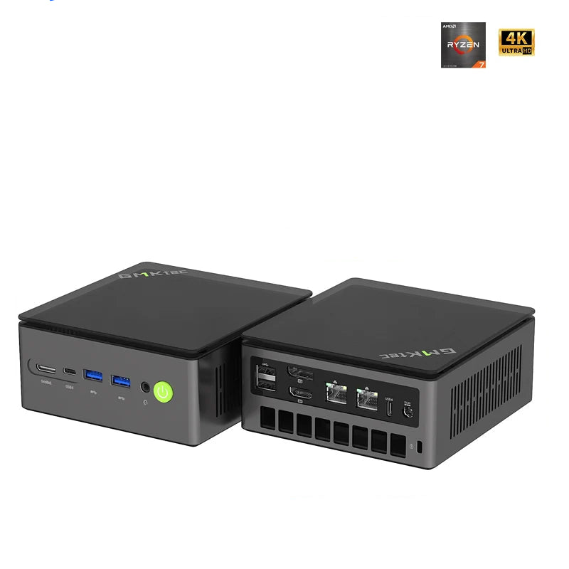 GMKtec K8 Plus Mini PC AMD R7-8845HS NUCBOX Window 11 Pro AMD Radeon™ 780M Oculink*1（PCIE GEN4*4)） DDR5 5600MHz - WinSupport Tech