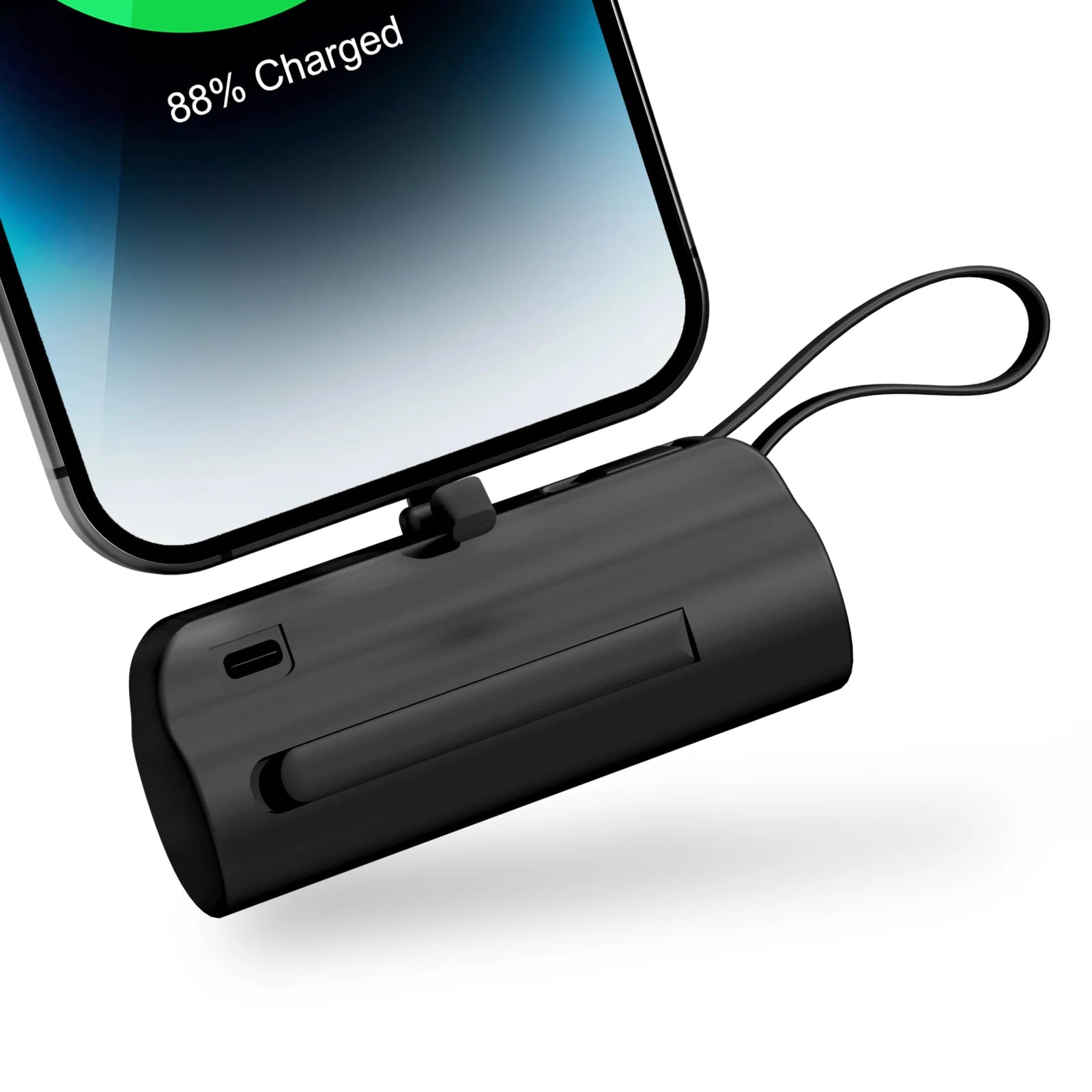 Mini Power Bank Portable 4500mAh Power Phone Charger Capsule Dual USB-C Ports For IPhone16/ 15/15 plus/15 pro/15 pro Max/Android