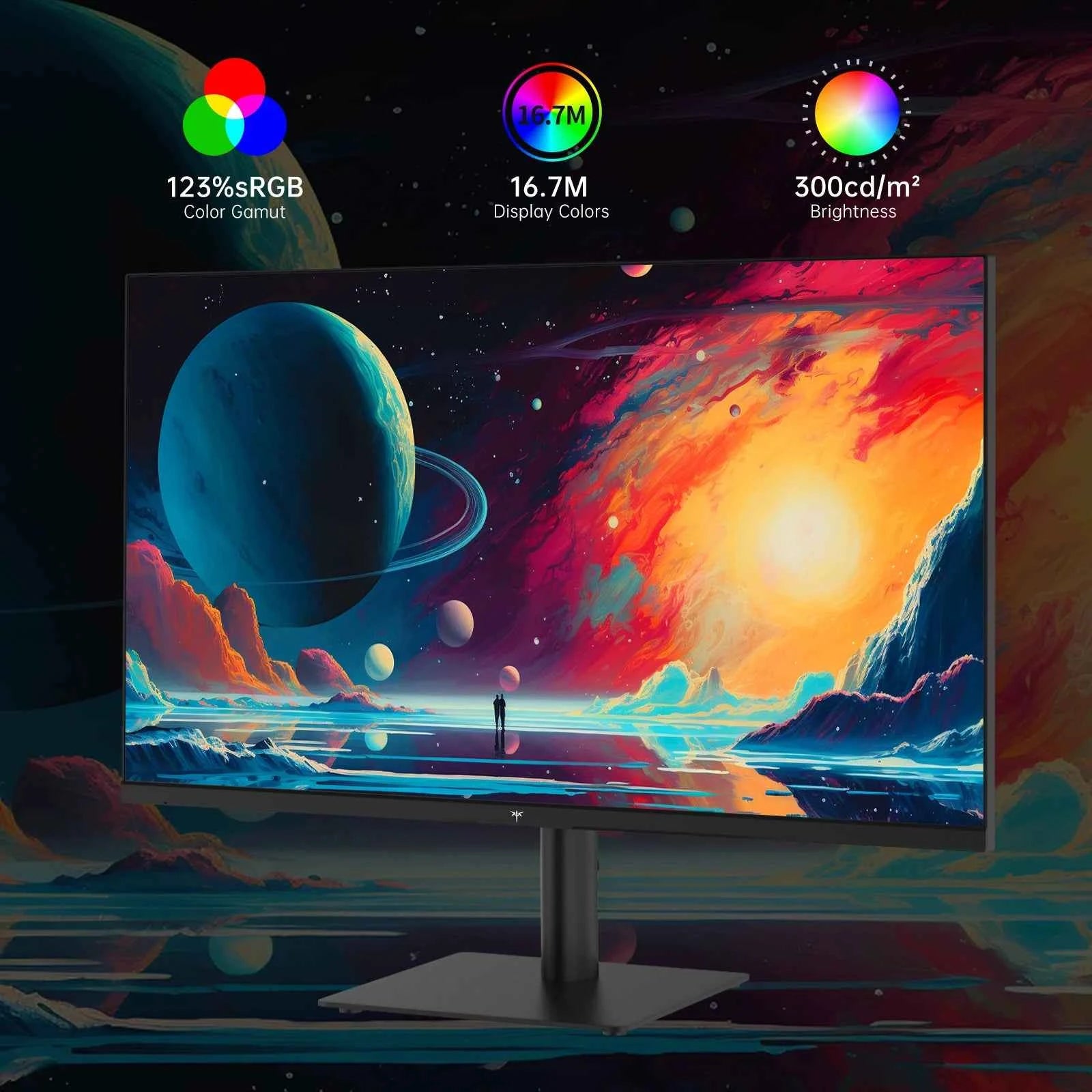 KTC 27 Inch QHD(2560 * 1440) 100Hz Computer Monitor - IPS Panel, Anti-Blue Light Screen, 100% High Color Gamut, 123% sRGB, Suppo
