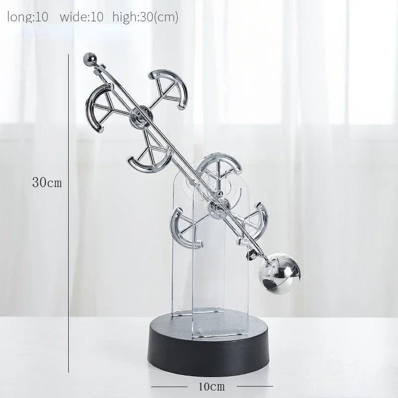 Physics Science Newton Pendulum Nordic Home Decoration Accessories Modern Metal Maglev Balance Balls Office Desk Decor Gifts