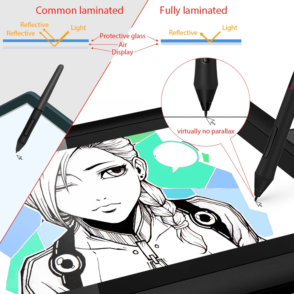 XPPen Artist 13.3 Pro V2 Graphics Tablet Drawing Monitor 13.3