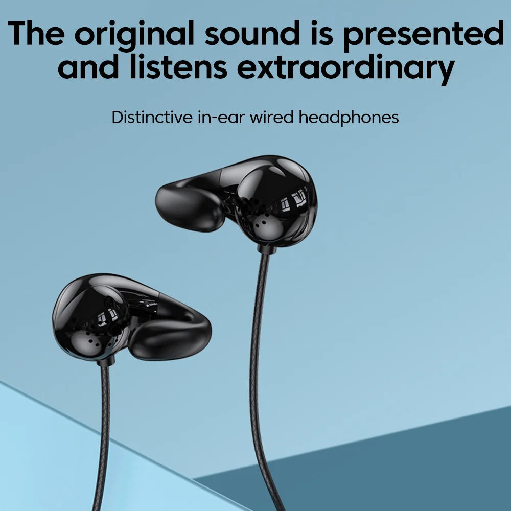 Type C Over-ear Wired Headphones With 3.5mm Ear Clips Non-inferior Earphones Wireless Control With Microphone Limited Editio