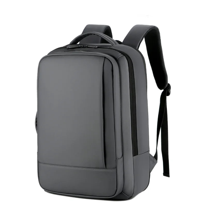 1Pcs Expandable Travel Backpack, Business casual men's backpack,with USB charging,waterproof fabric,suitable for daily commuting