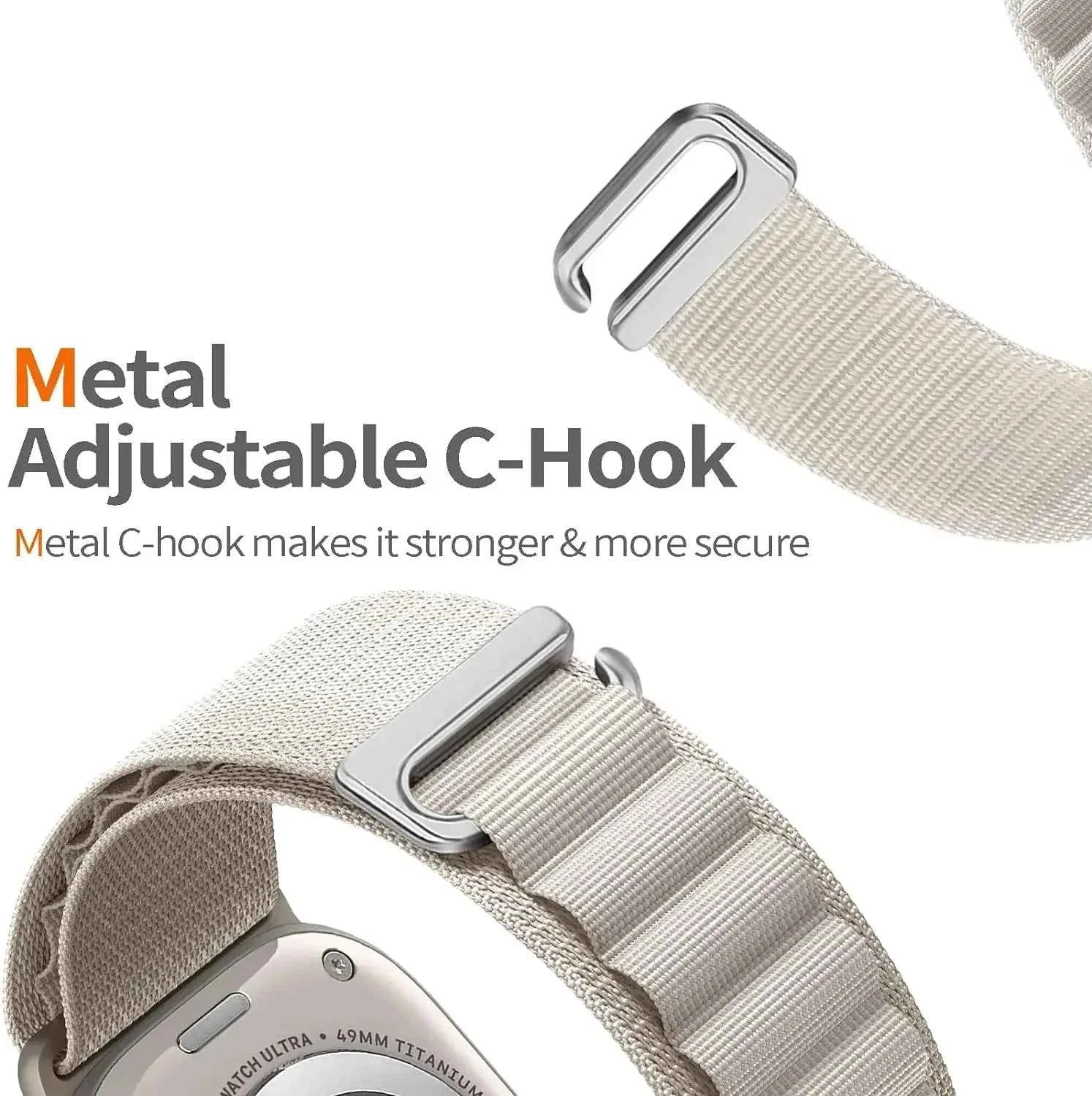 Alpine Loop Nylon Strap For Samsung Galaxy Watch 7 Ultra 47mm Band Sport Bracelet  Watchband For Samsung Galaxy Ultra 7 Bracelet