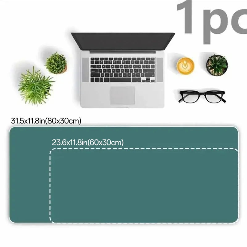 Japanese Samurai Art Mouse Pad, Traditional Calligraphy Pattern Non Slip Desk Mat Game Lovers Office Home Keyboard Desktop Decor