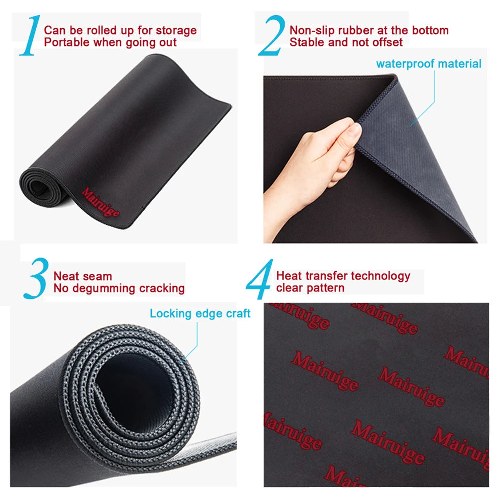 Strata Liquid Mouse Pad Computer Laptop Anime Keyboard Mouse Mat Mousepad Keyboards Gamers Decoracion Desk Mat