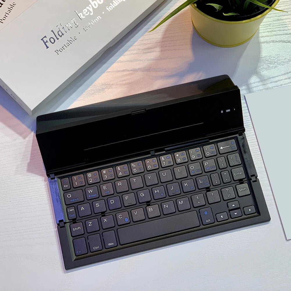 Wireless Folding Keyboard BT 5.1 Numeric Keypad for IOS Android Windows for Ipad Tablet Portable Mini Digital Keypad