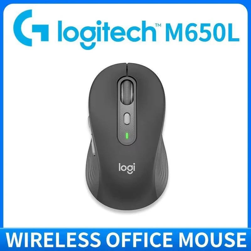 Logitech M750 Wireless Bluetooth Mouse Silent Click Comfort Shape Long Battery Life Multi Device Pairing for Mac Windows iPad