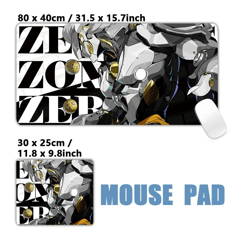 New Design Zenless Zone Zero Mouse Pad Promeia Starlight Billy Cissia XXL Large Mousepad Keyboard Pad Desk Mat Keyboard Mats