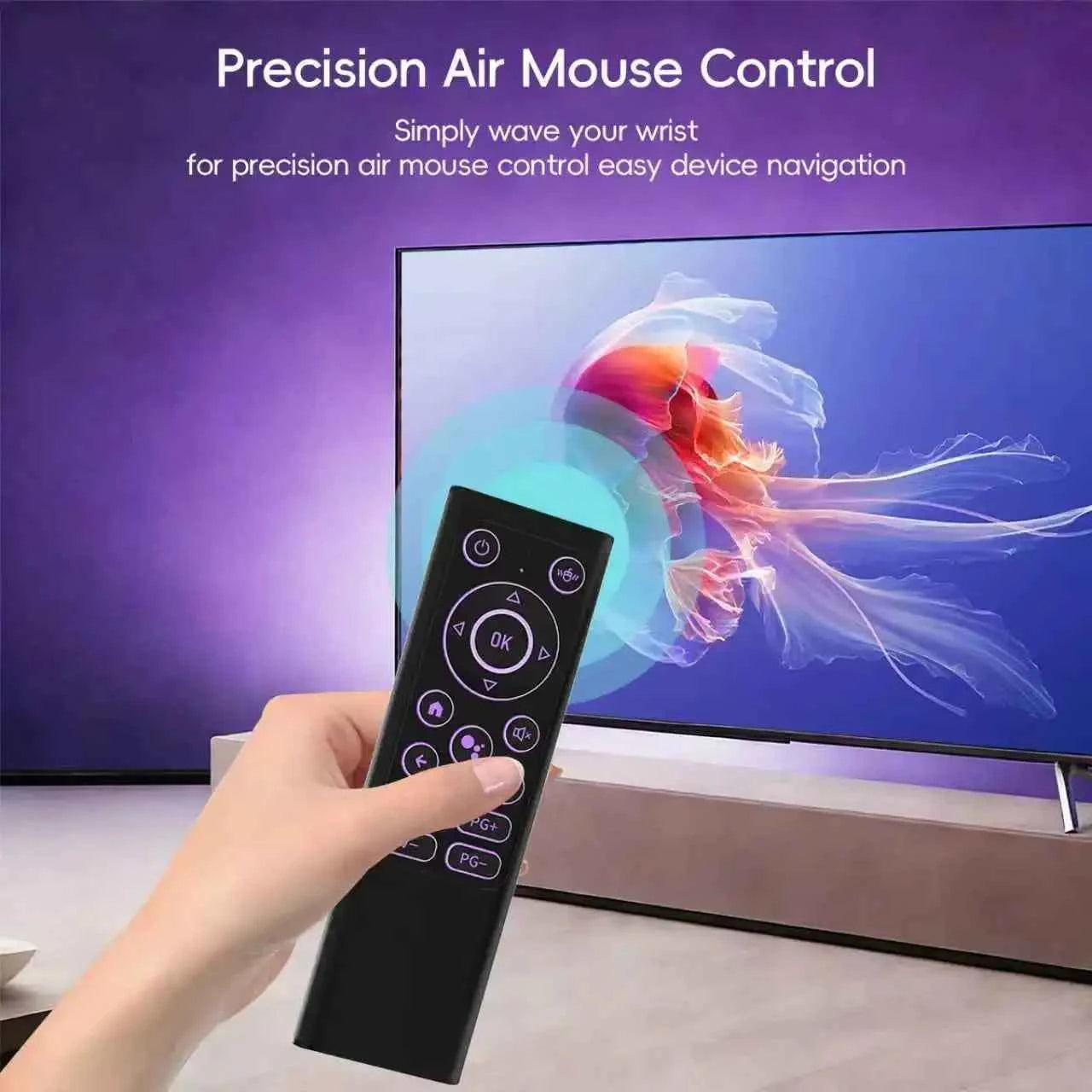 IPazzPort Mini 2.4G/BT Remote Wireless Air Mouse Keyboard