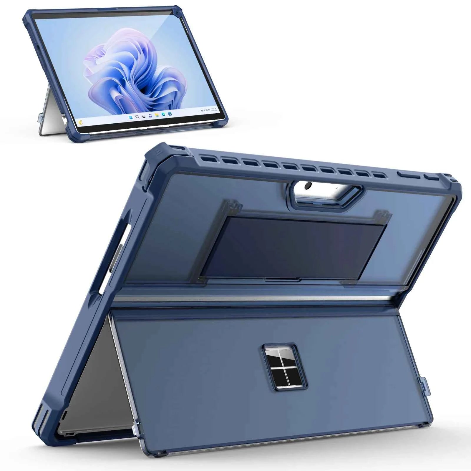 Case for Microsoft Surface Pro 11, Surface Pro 10, Surface Pro 9 13 Inch, All-in-One Rugged Cover with Kickstand Protective Case