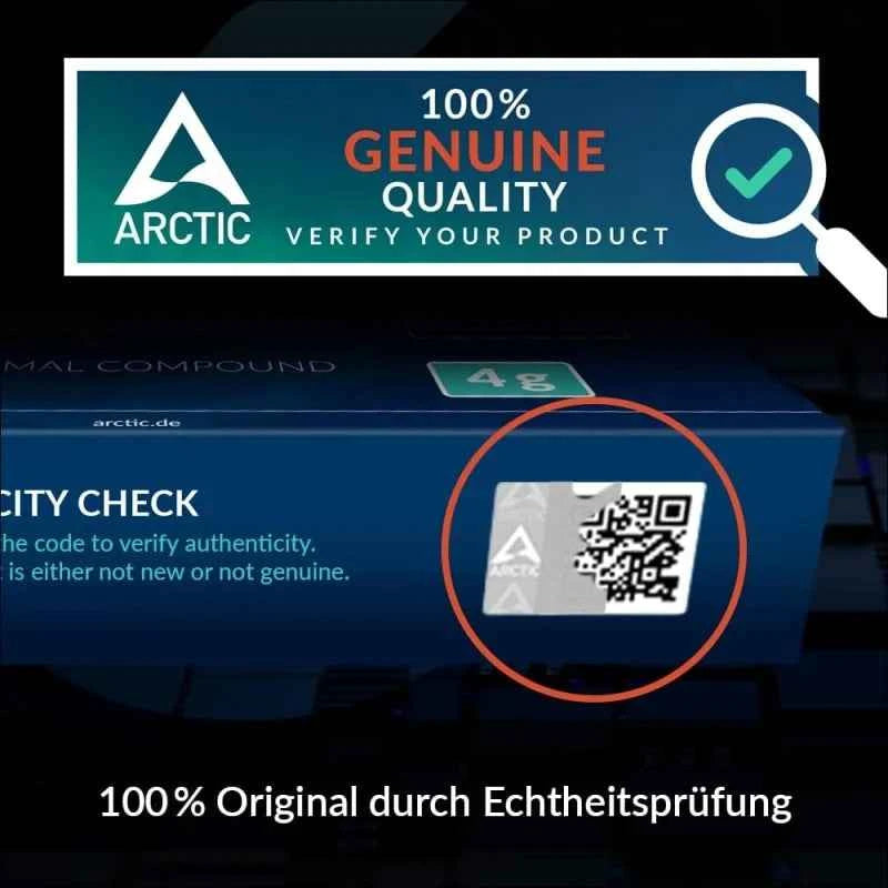 ARCTIC MX-4 (4g/8g/20g) Premium Performance Thermal Paste for all processors (CPU, GPU - PC), very high thermal conductivity