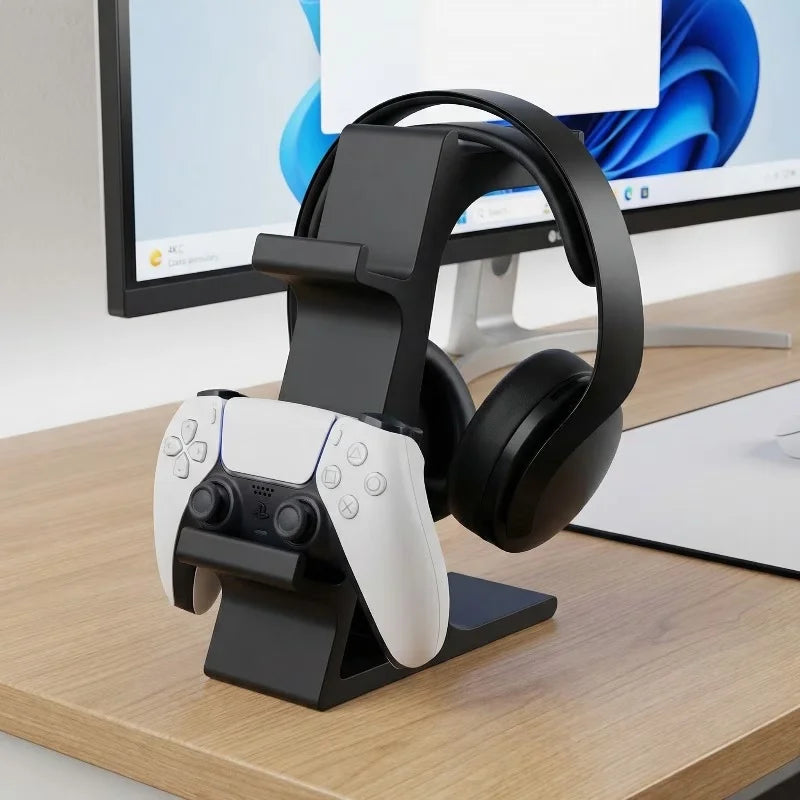 Game Standing Headphone Controller Stand Holder Gamepads Multi-Functional Gaming Accessory Universal for PS4/PS5/XBOX Standing