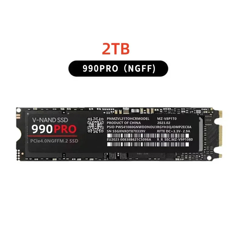Original SSD 1080PRO 1TB Hard Disk Drive 2TB M2 NGFF NVME Interface Internal Solid State Hard Drive for Laptop Desktop Notebook