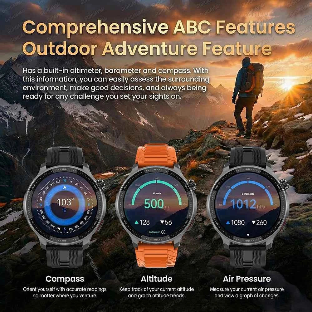 NEW GPS Offline Maps Smart Watch 1.43