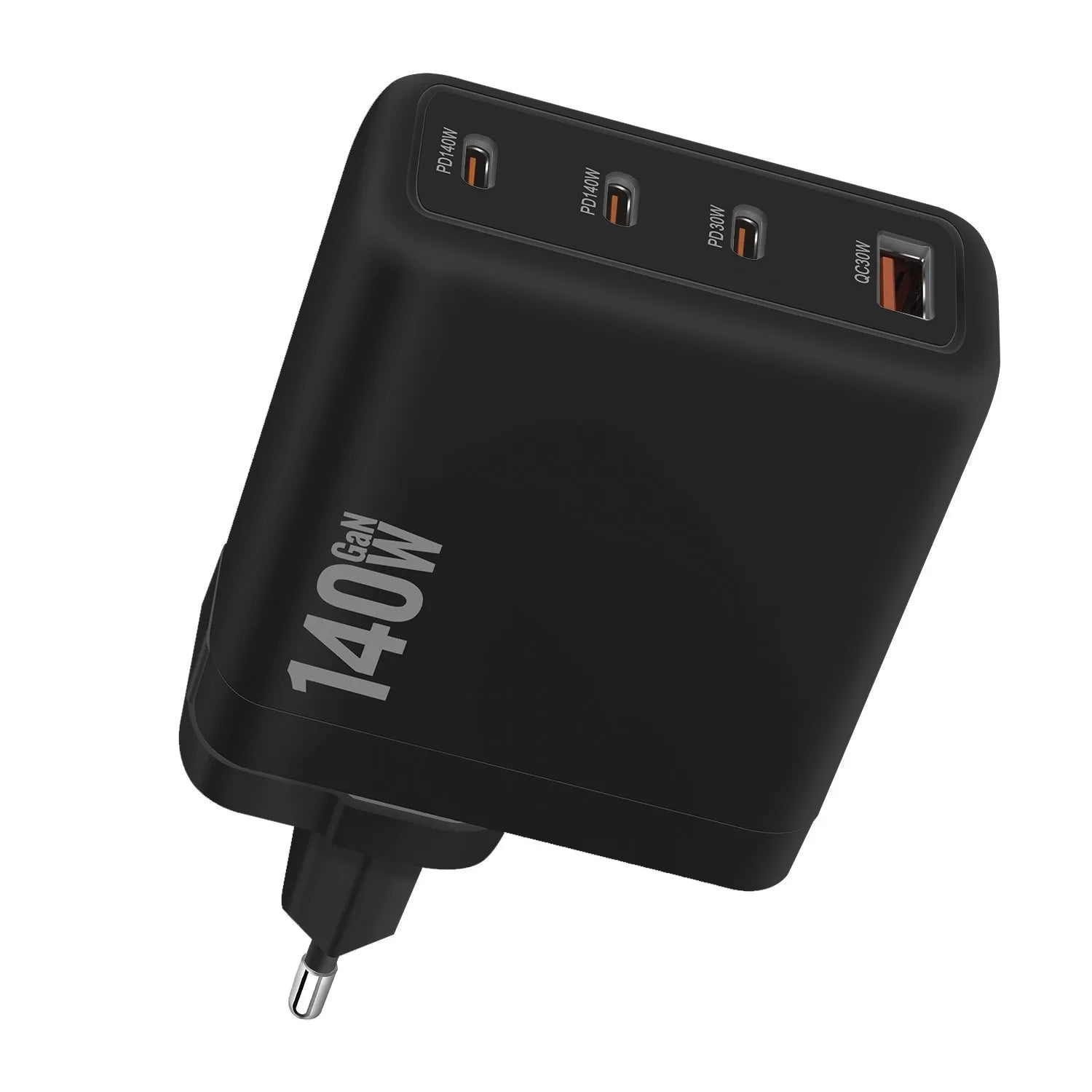 New 140W Multi-Port GaN Charger PD3.1 3C1A Super Fast Charging Head Compact Portable for Mobile Phones