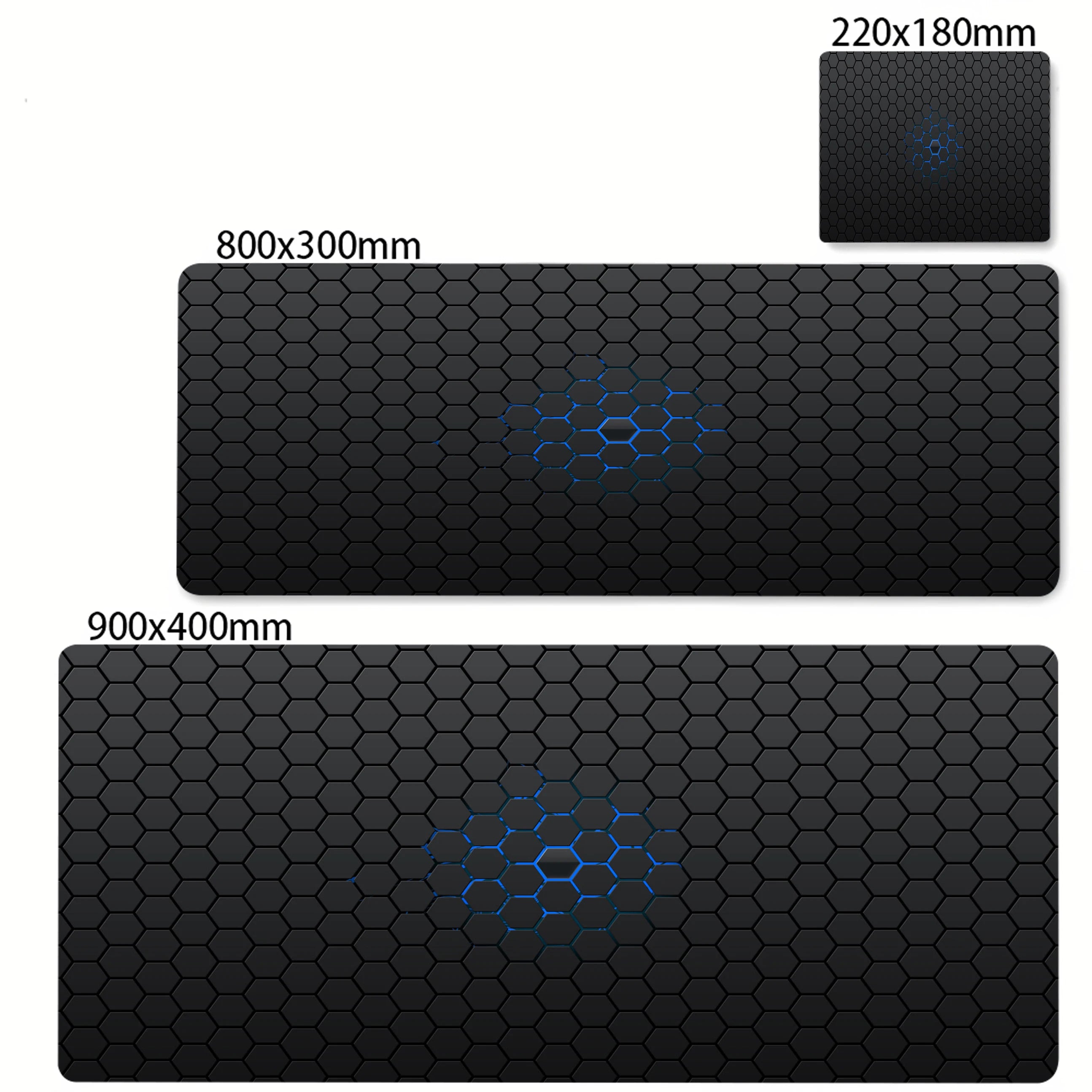 Colorful Hexagon Mouse Pad Large Computer Office Game Table Mats XXL Rubber Anti-slip Gaming Keyboard Mousepads Long Desk Pads