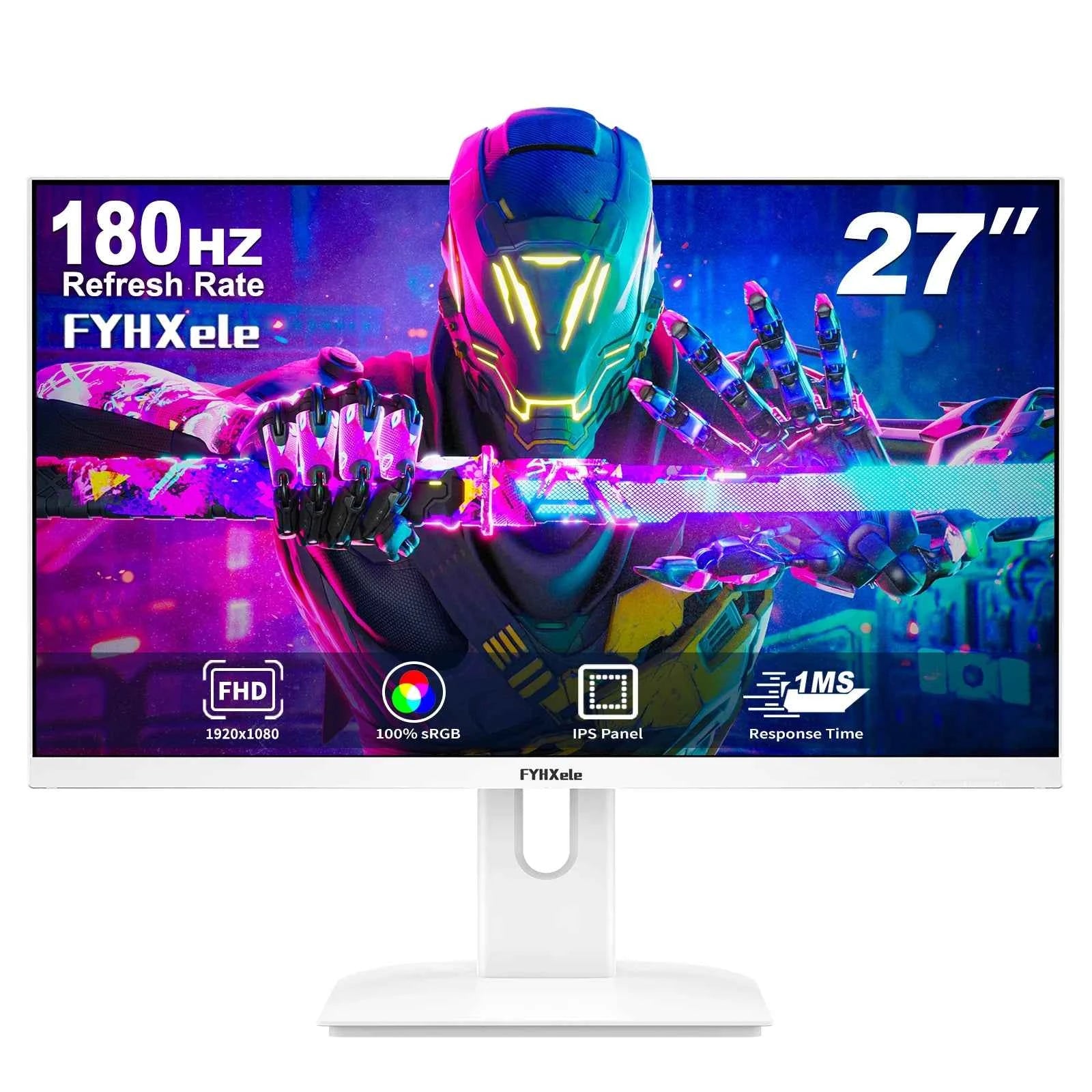 FYHXele 27 inch 180Hz IPS Gaming Monitor 1Ms Fast Response Speed 1920 * 1080