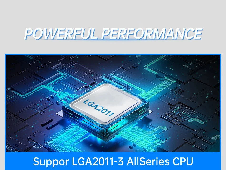 MOUGOL X99 Gaming Motherboard Set with Intel Xeon E5 2650 V4 & DDR4 16G*1 2133MHz Dual Channel RAM M.2 NVME for Desktop Host
