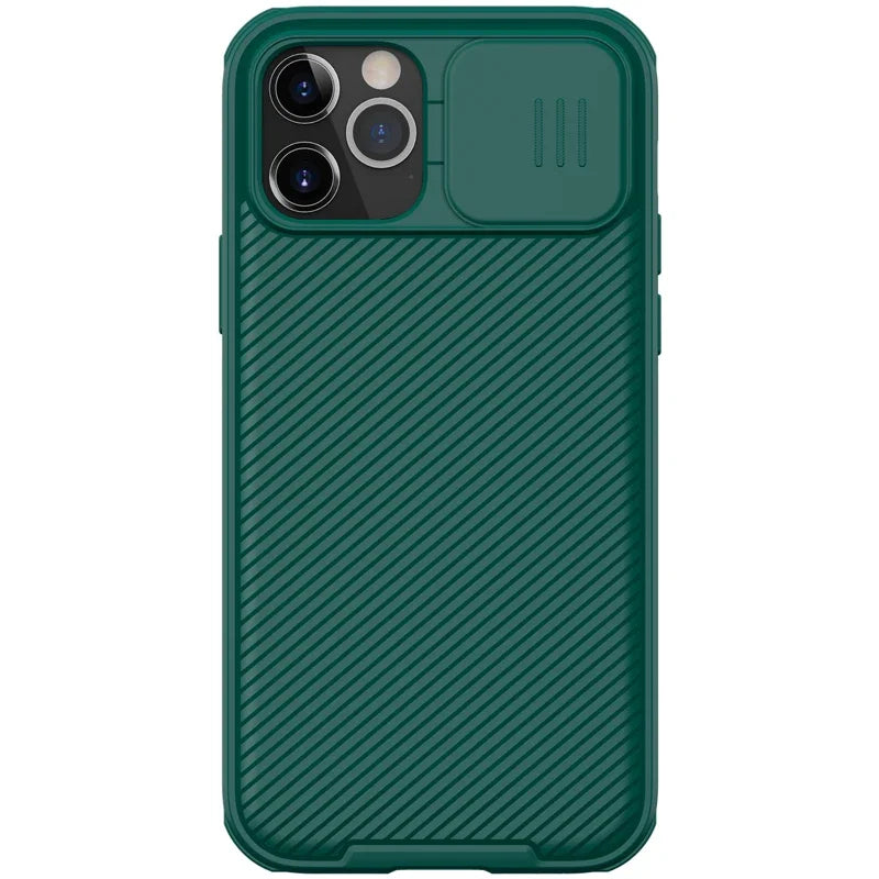 for Apple iPhone 14 13 12 Pro Max Phone Case,NILLKIN Camera Protection Slide Protect Cover Lens Protection Case for iPhone 12 5G