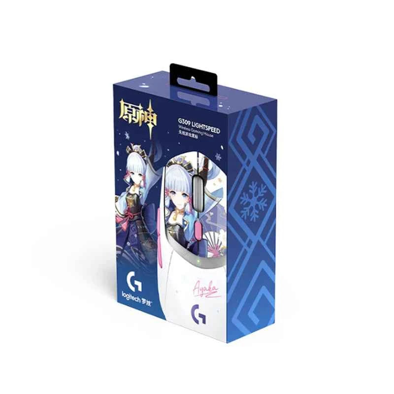 Logitech G309 Kamisato Ayaka LIGHTSPEED Wireless Gaming Mouse Dual Mode Connection Bluetooth Lightweight Portable Office Game