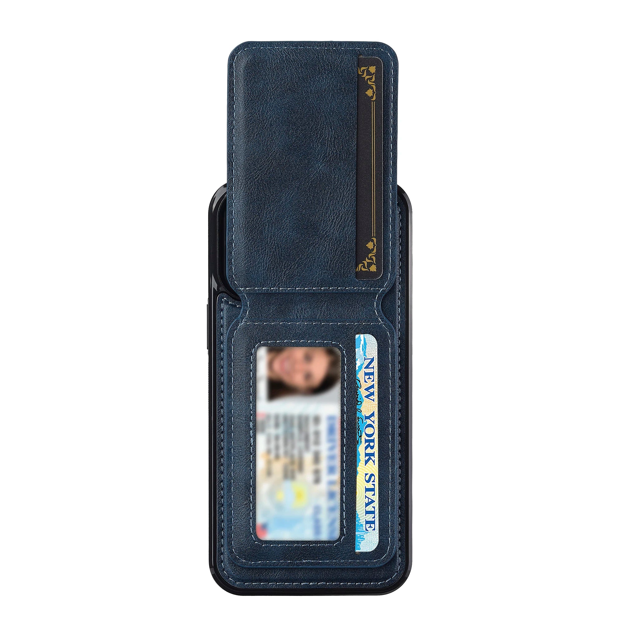 2 in 1 Detachable Leather iPhone Case with Card Pocket - Magnetic Cover for iPhone 17 pro Max 17 Air 15 14 13 12 11 pro Max
