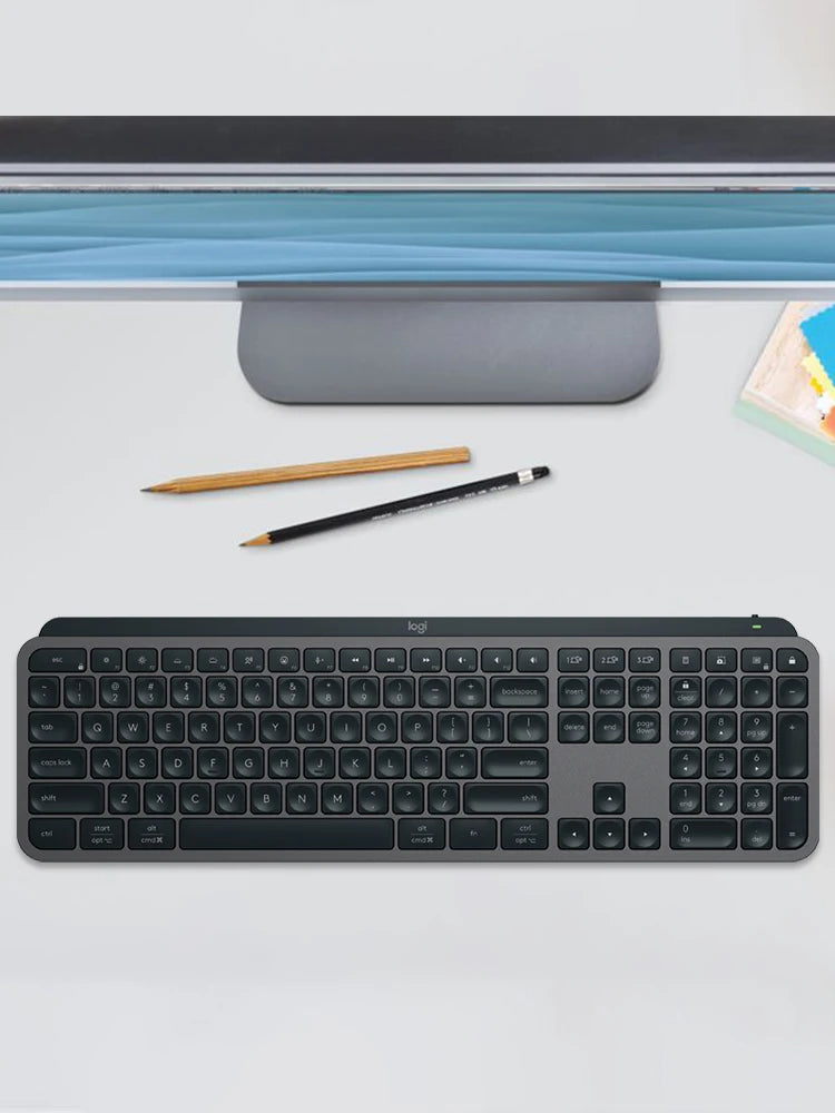 NEW Logitech MX Keys S Wireless Bluetooth Keyboard Office Multi-device Connection Backlit Bolt Ultra-thin and Portable