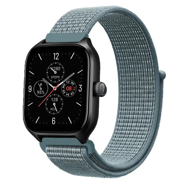 Nylon Loop Band For Amazfit GTS 4/3/3pro/2e/GTS 2 Mini/GTR 4 47mm/GTR 2/Stratos 2 3 Strap For Amazfit Bip 3 Pro Correa