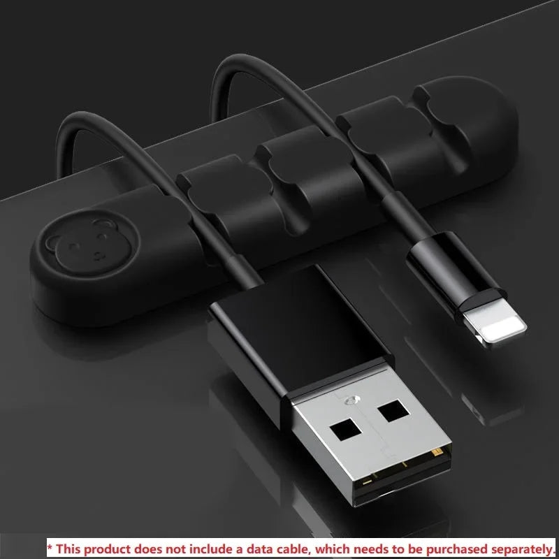 Cable Holder Desk Tidy Organizer Cord Protector Cable Holder for Table Cute Cable Holder ZMLXQ03
