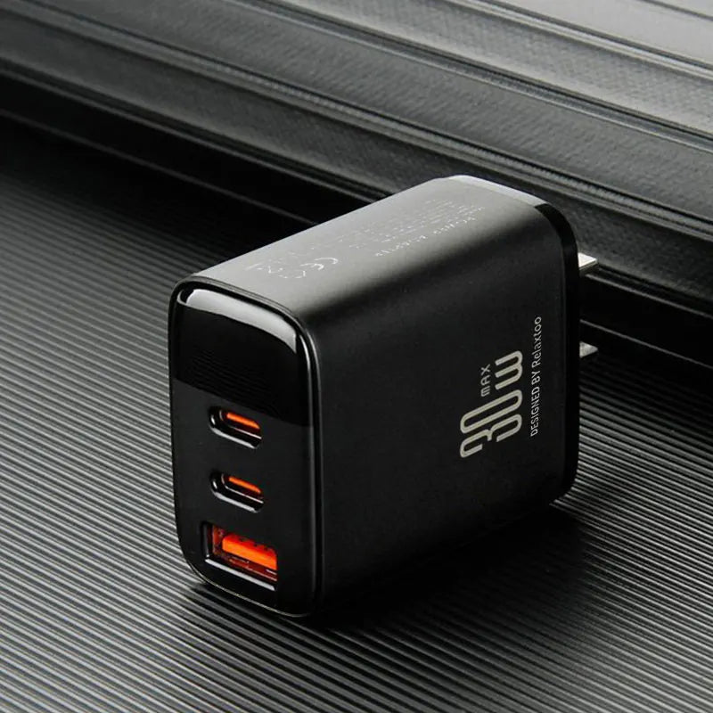 65w USB Type-C Charger PD Fast Charger Quick Charger PD 45W 30w Dual USB C Charger For iPhone Samsung S26 S25 Laptop Tablet