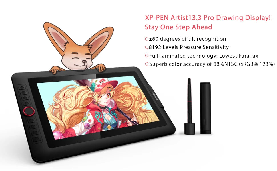 XPPen Artist 13.3 Pro V2 Graphics Tablet Drawing Monitor 13.3