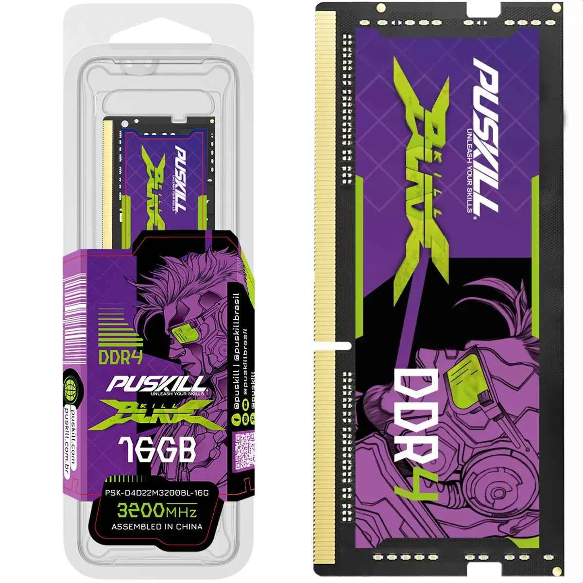 PUSKILL DDR4 Memoria RAM 16GB 8GB 1.2V 3200MHz 2666MHz  260-PIN Notebook SODIMM Laptop Memory