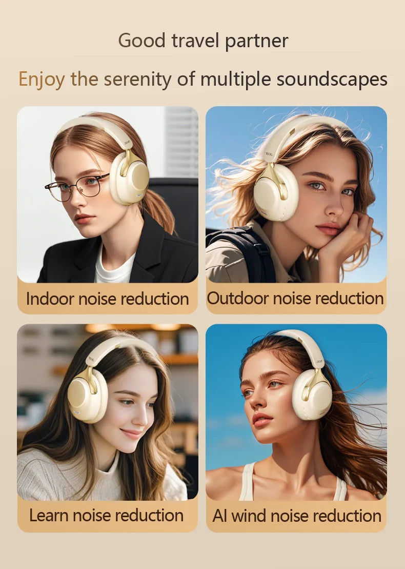 Acer ANC Wireless Bluetooth Headphones OHR524 360° Surround Sound Headsets Gamer Sports Earphones Noise Reduction with HD Mic